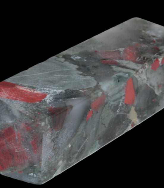 African Bloodstone obelisk 248g Rocks and Things