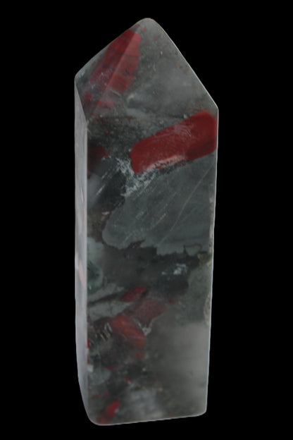 African Bloodstone obelisk 248g Rocks and Things