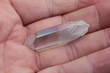 Aura Titanium electroplated Quartz crystals 7-10g Rocks and Things