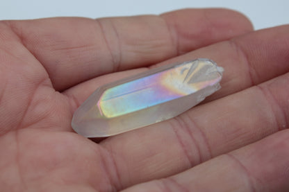 Aura Titanium electroplated Quartz crystals 7-10g Rocks and Things