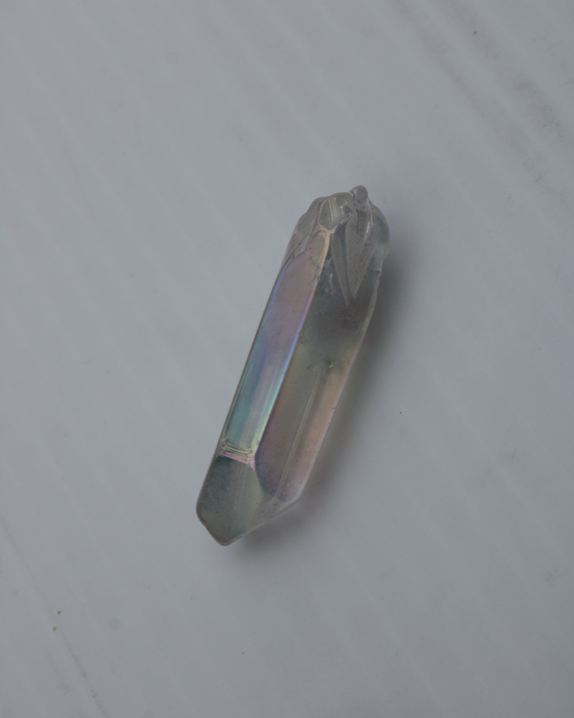 Aura Titanium electroplated Quartz crystals 7-10g Rocks and Things