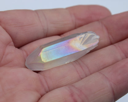 Aura Titanium electroplated Quartz crystals 7-10g Rocks and Things