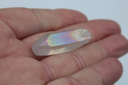 Aura Titanium electroplated Quartz crystals 7-10g Rocks and Things