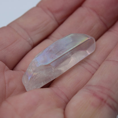 Aura Titanium electroplated Quartz crystals 7-10g Rocks and Things