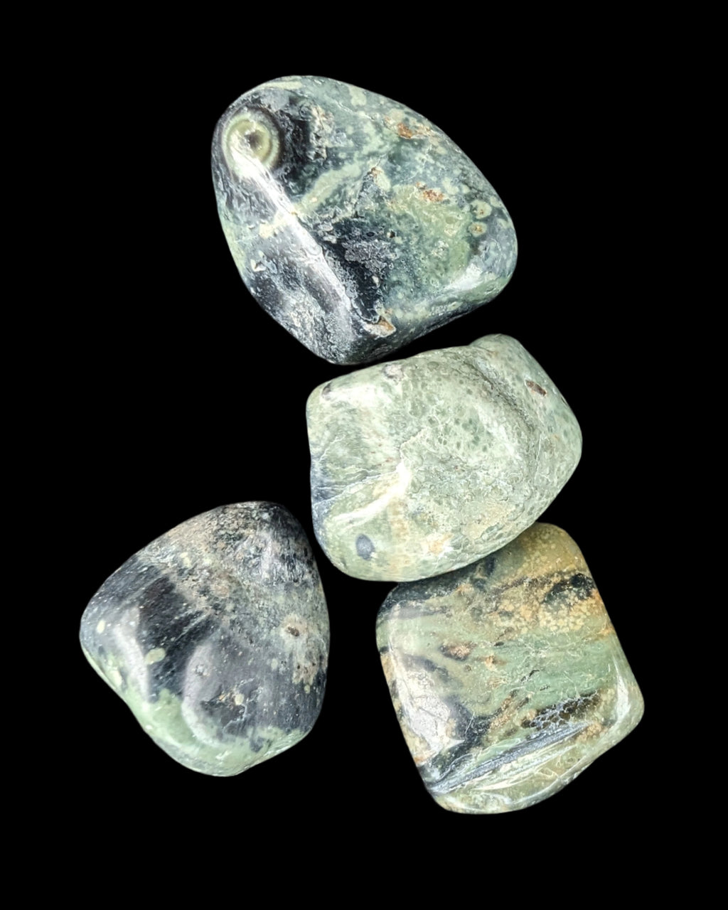 Kambaba Jasper Stromatolite 4/5 stones 8-10g in sunlight - Rocks and Things Store