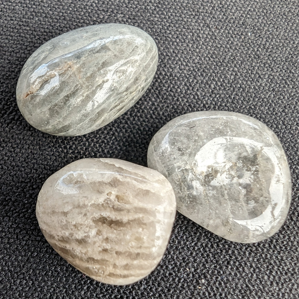 Phantom Quartz 3 polished crystals 9-11g Rocks and Things