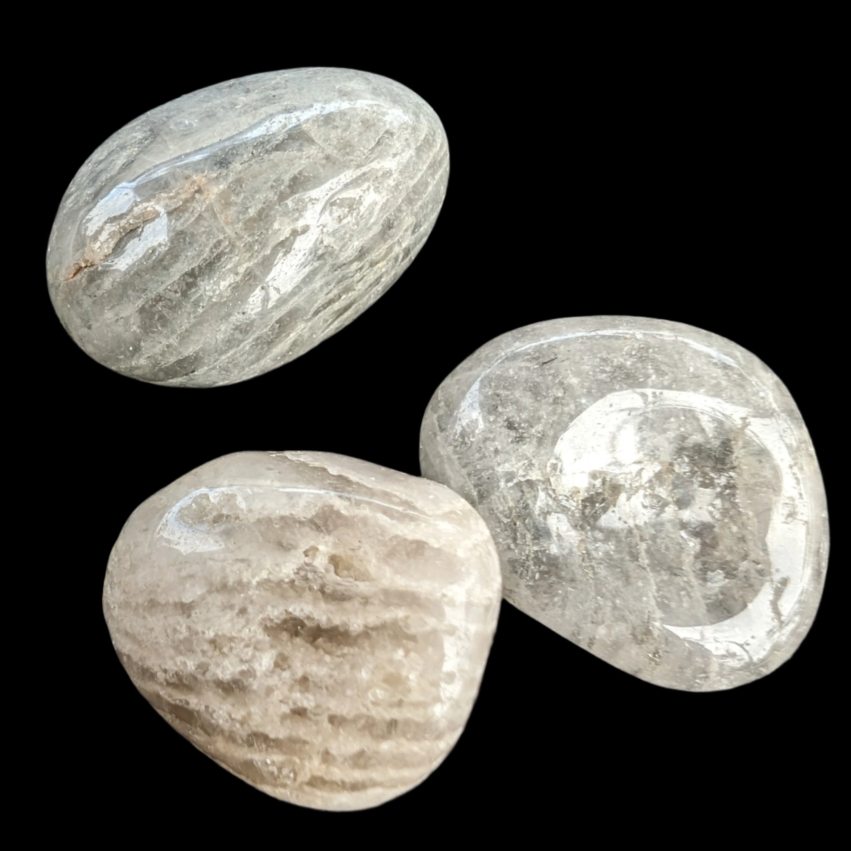 Phantom Quartz 3 polished crystals 9-11g - Rocks and Things Store