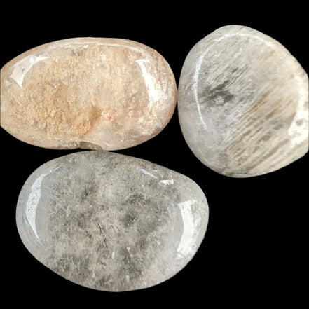 Phantom Quartz 3 polished crystals 9-11g - Rocks and Things Store