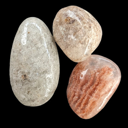 Phantom Quartz 3 polished crystals 9-11g - Rocks and Things Store