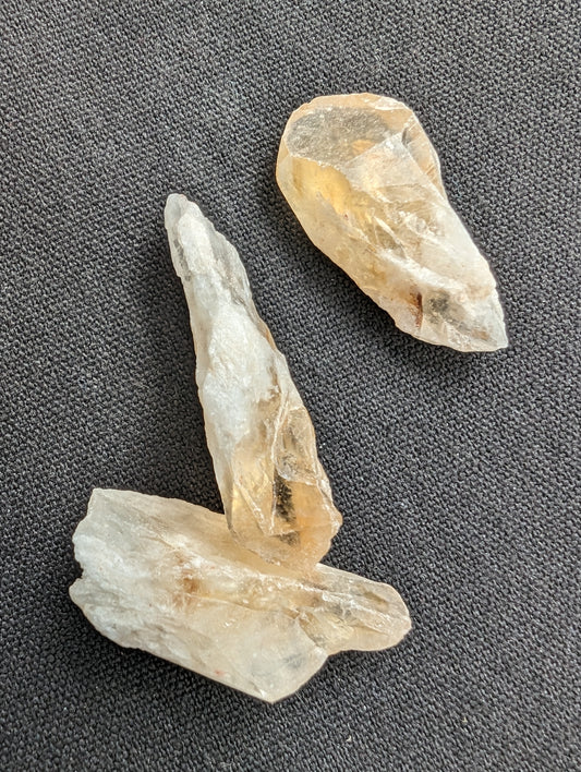 Citrine 2/3 crystals from Brazil 13-19g