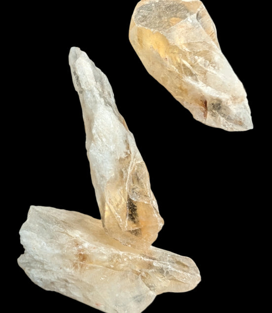 Citrine 2/3 crystals from Brazil 13-19g  in sunshine - Rocks and Things Store