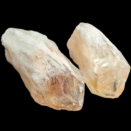 Citrine 2/3 crystals from Brazil 13-19g  in sunshine - Rocks and Things Store