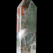 African Bloodstone obelisk 347g in sunlight - Rocks and Things Store