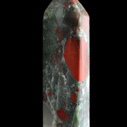 African Bloodstone obelisk 347g in sunlight - Rocks and Things Store
