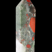 African Bloodstone obelisk 347g in sunlight - Rocks and Things Store
