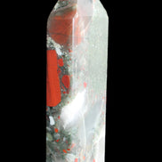 African Bloodstone obelisk 347g in sunlight - Rocks and Things Store