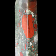African Bloodstone obelisk 347g in sunlight - Rocks and Things Store