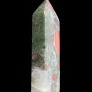 African Bloodstone obelisk 347g in sunlight - Rocks and Things Store