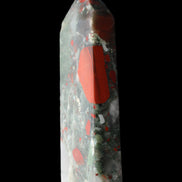 African Bloodstone obelisk 347g in sunlight - Rocks and Things Store