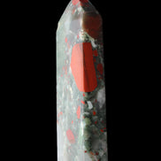 African Bloodstone obelisk 347g in sunlight - Rocks and Things Store