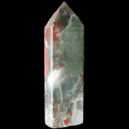 African Bloodstone obelisk 347g in sunlight - Rocks and Things Store