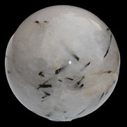 Tourmaline in Quartz sphere 86mm 894g in sunlight - Rocks and Things Store