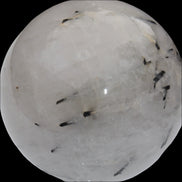 Tourmaline in Quartz sphere 86mm 894g in sunlight - Rocks and Things Store