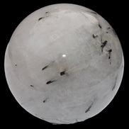 Tourmaline in Quartz sphere 86mm 894g in sunlight - Rocks and Things Store