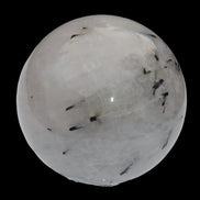 Tourmaline in Quartz sphere 86mm 894g in sunlight - Rocks and Things Store
