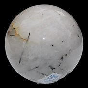 Tourmaline in Quartz sphere 86mm 894g in sunlight - Rocks and Things Store