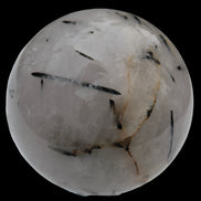 Tourmaline in Quartz sphere 86mm 894g in sunlight - Rocks and Things Store