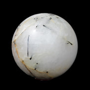 Tourmaline in Quartz sphere 86mm 894g in sunlight - Rocks and Things Store