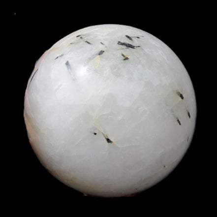 Tourmaline in Quartz sphere 86mm 894g in sunlight - Rocks and Things Store