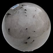 Tourmaline in Quartz sphere 86mm 894g in sunlight - Rocks and Things Store