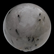 Tourmaline in Quartz sphere 86mm 894g in sunlight - Rocks and Things Store