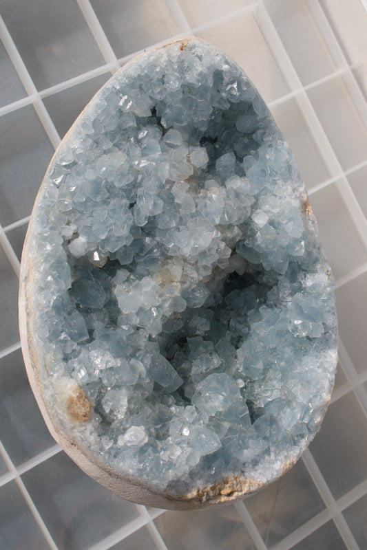 Blue Celestite geode 4990g Rocks and Things