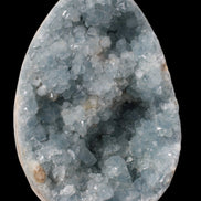 Blue Celestite geode 4990g in sunshine - Rocks and Things Store