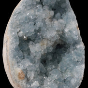 Blue Celestite geode 4990g in sunshine - Rocks and Things Store