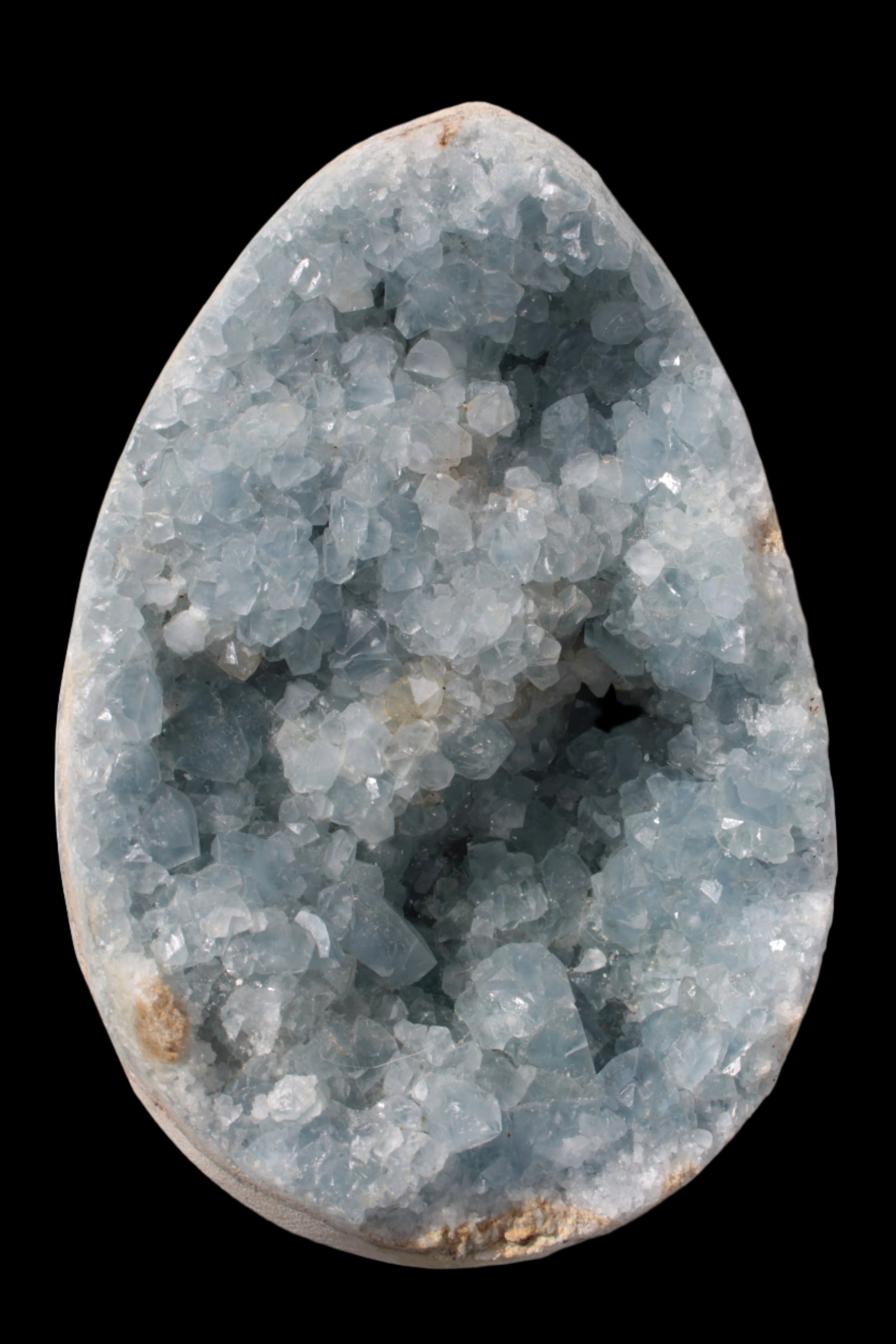 Blue Celestite geode 4990g in sunshine - Rocks and Things Store