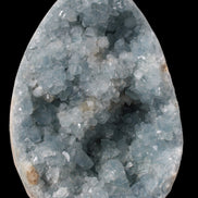Blue Celestite geode 4990g in sunshine - Rocks and Things Store