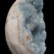Blue Celestite geode 4990g in sunshine - Rocks and Things Store