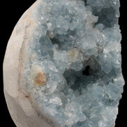 Blue Celestite geode 4990g in sunshine - Rocks and Things Store