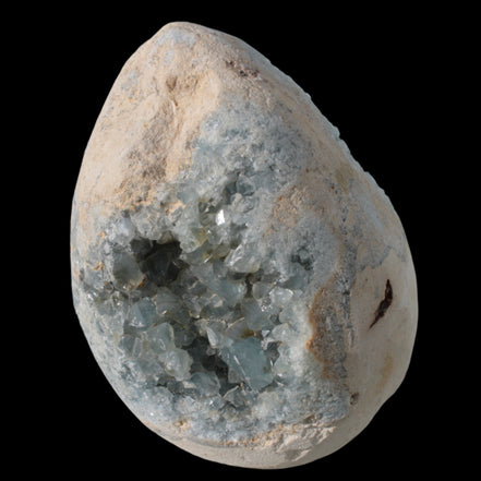 Blue Celestite geode 4990g in sunshine - Rocks and Things Store