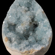Blue Celestite geode 4990g in sunshine - Rocks and Things Store
