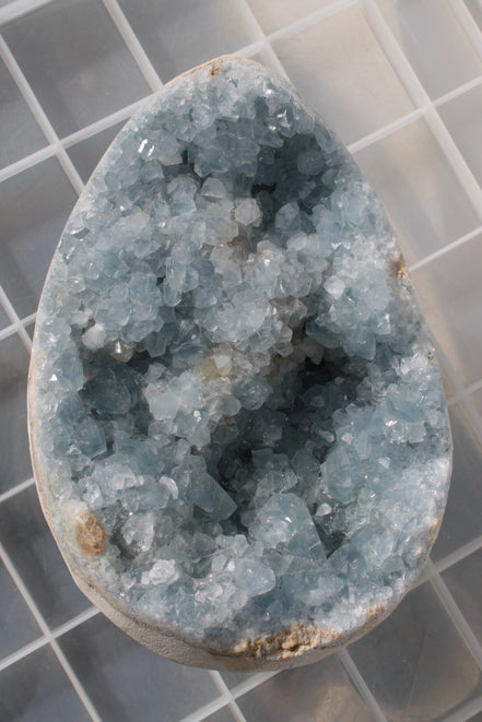 Blue Celestite geode 4990g Rocks and Things