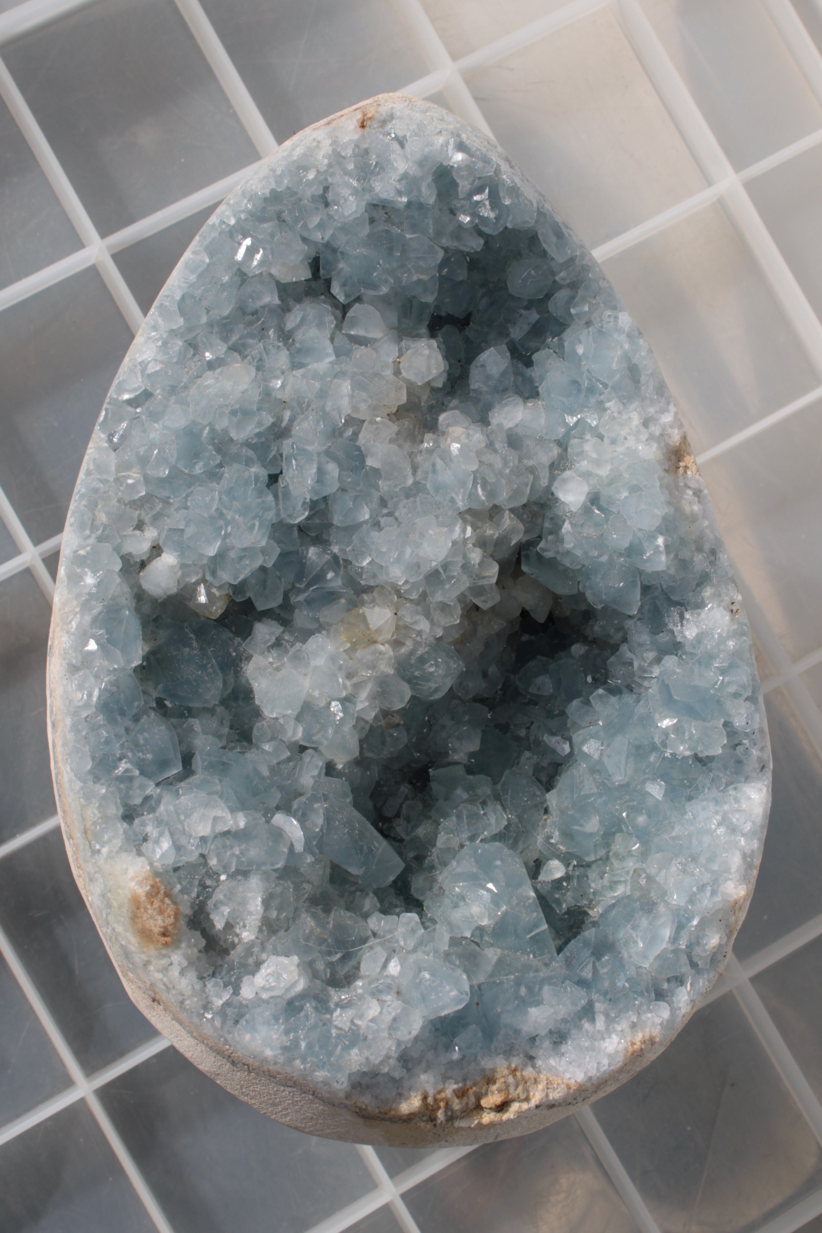Blue Celestite geode 4990g Rocks and Things