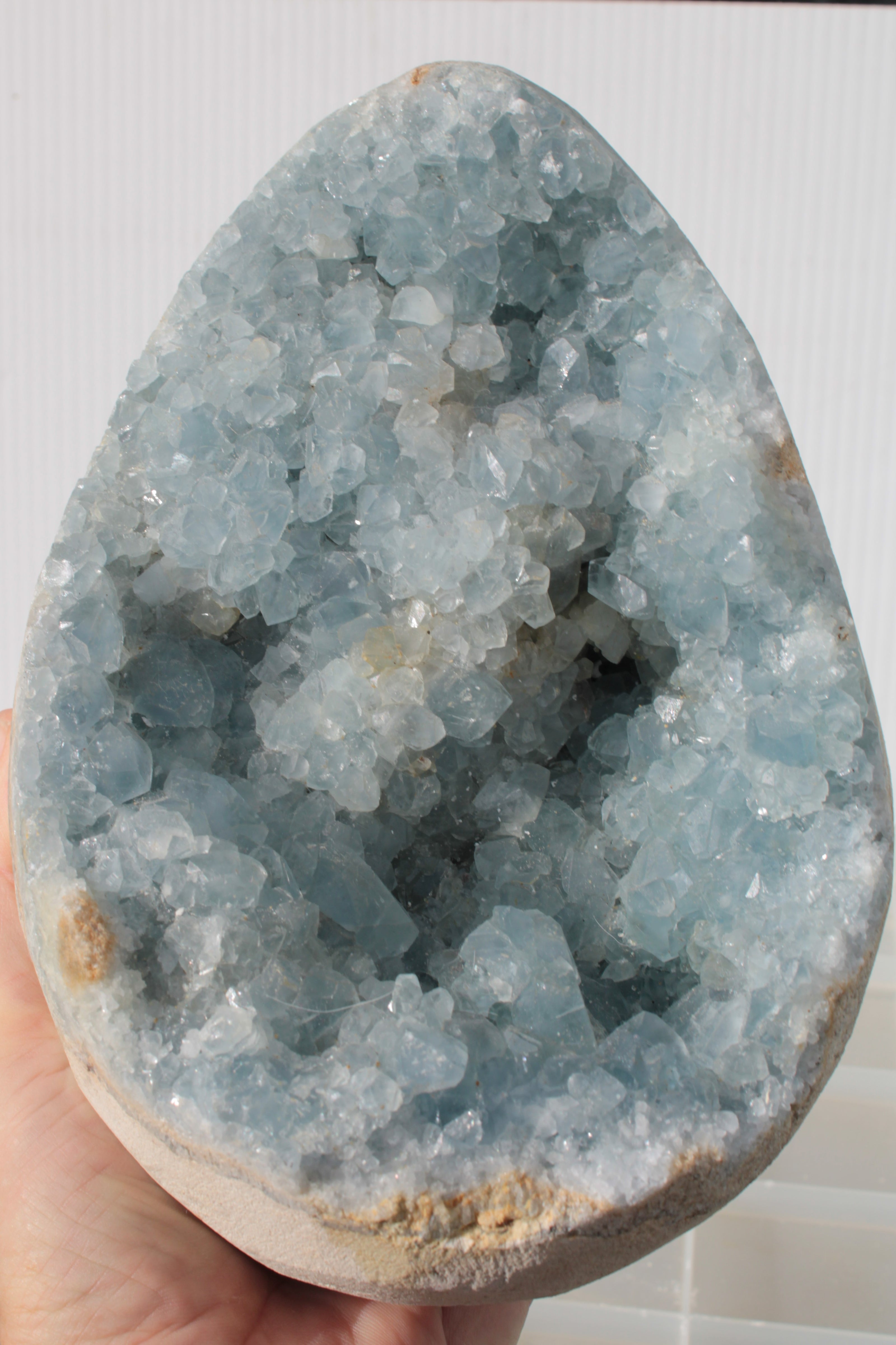 Blue Celestite geode 4990g Rocks and Things