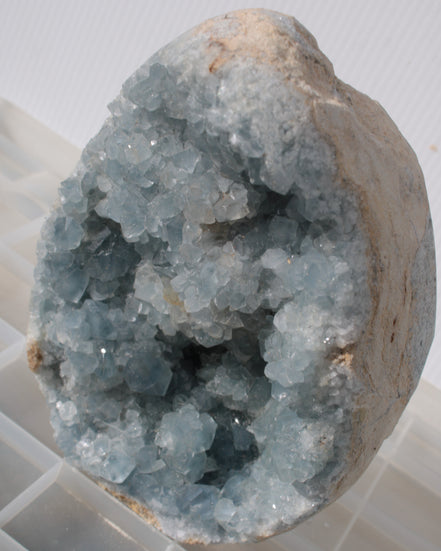 Blue Celestite geode 4990g Rocks and Things