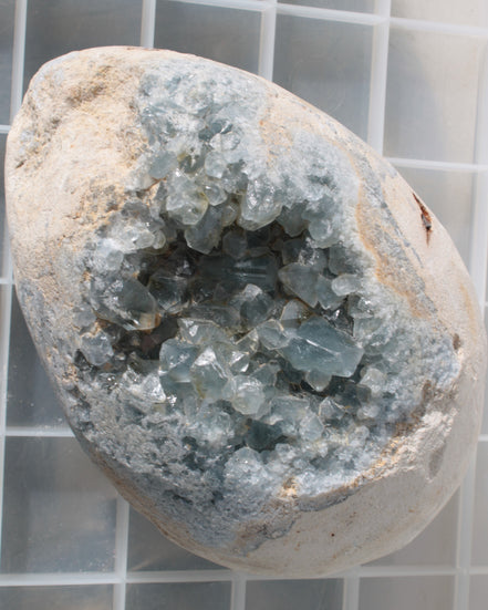 Blue Celestite geode 4990g Rocks and Things