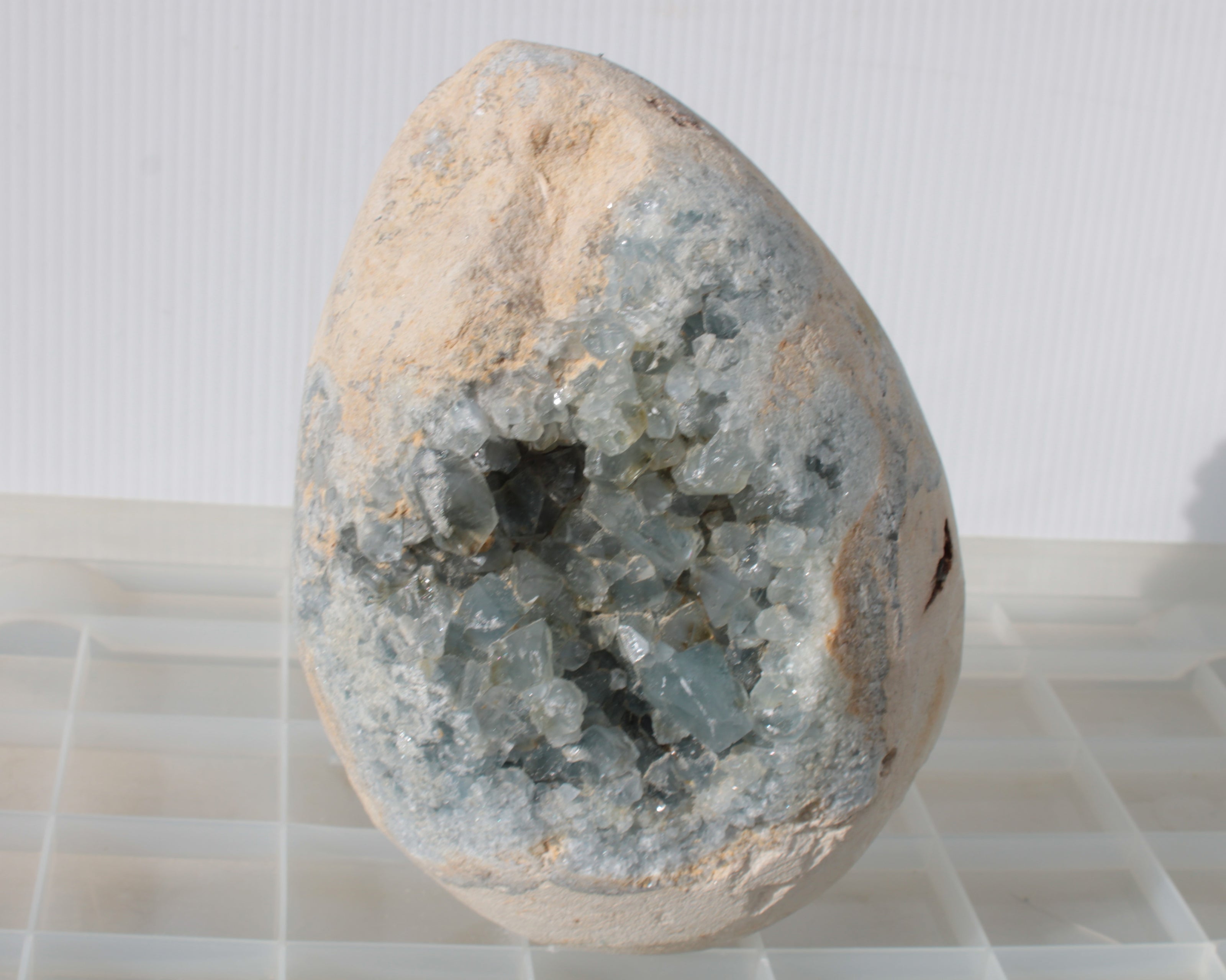Blue Celestite geode 4990g Rocks and Things